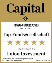Anlage-Assistent MeinInvest Auszeichnung Capital Höchstnote als Top-Fondsgesellschaft